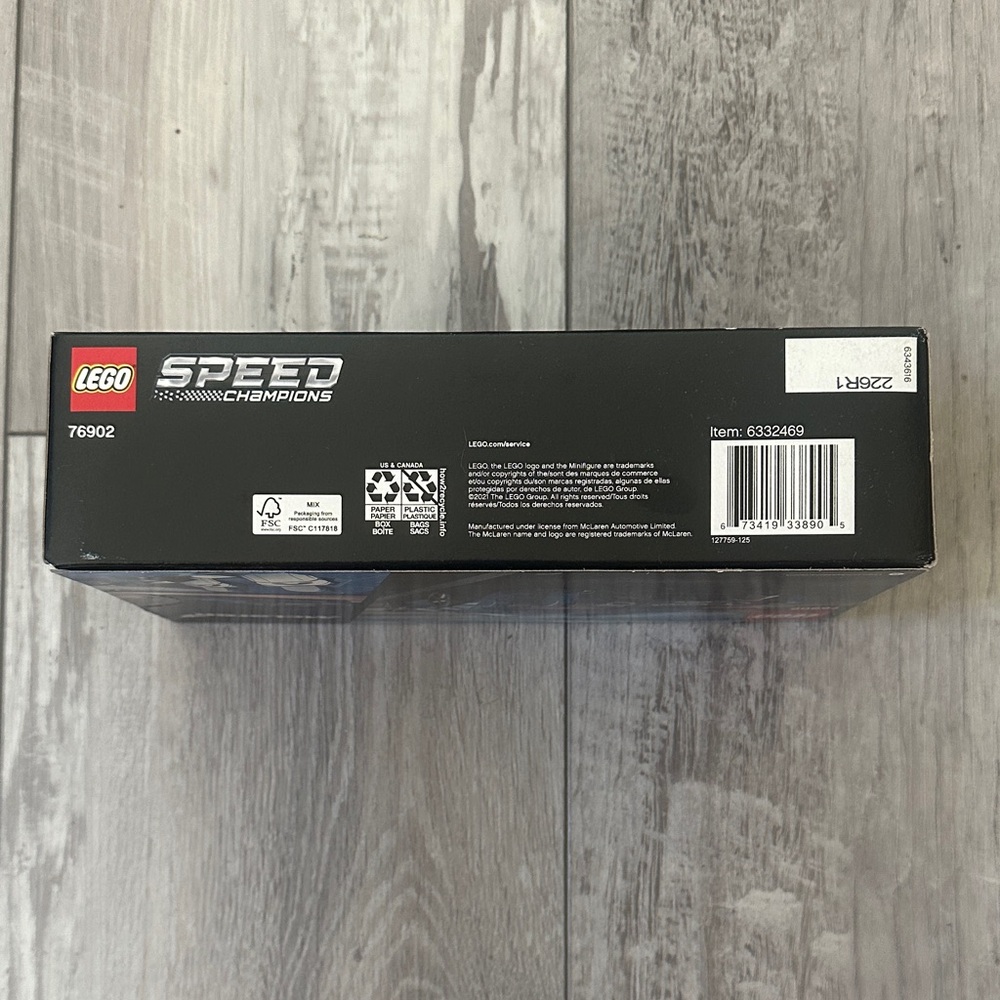 NEW Retired LEGO Speed Champions McLaren Elva in Blue 76902 - Picture 2 of 7